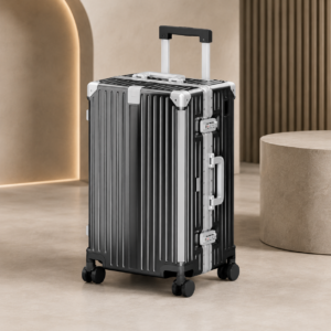 RAVONA Aluminum Frame Trunk Suitcase