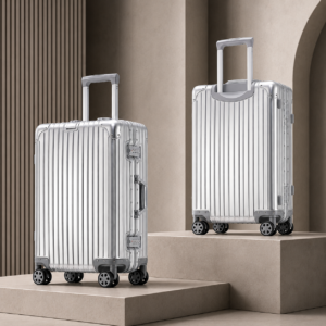 RAVONA 20 Inch All Aluminum Carry-On Suitcase